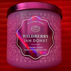 Wildberry Jam Donut 3-Wick Bath & Body Works Candle
